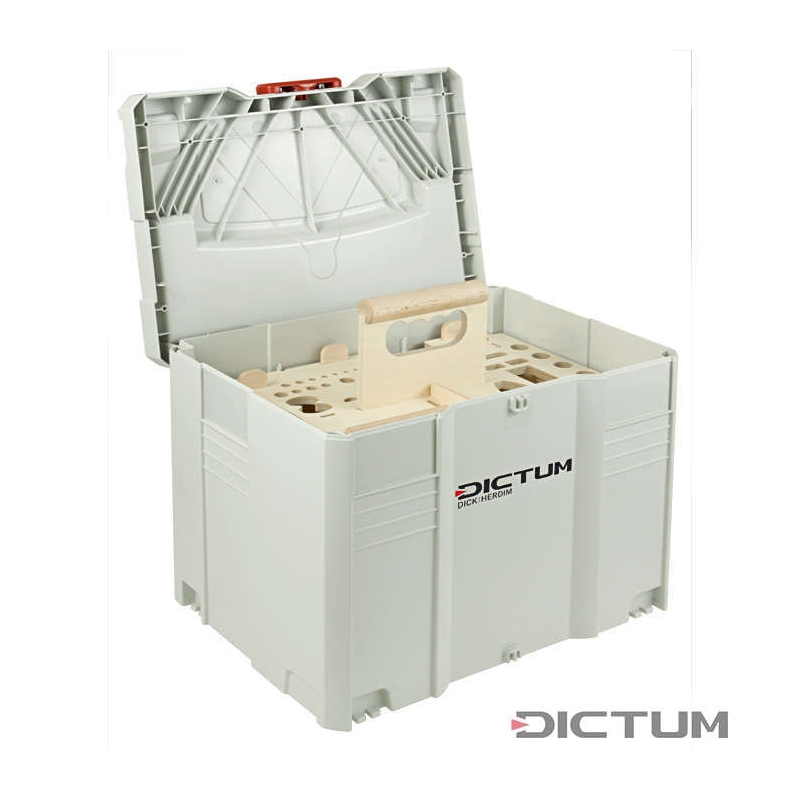 DICTUM Systainer T-LOC s nosičom náradia pre stolára (prázdny)