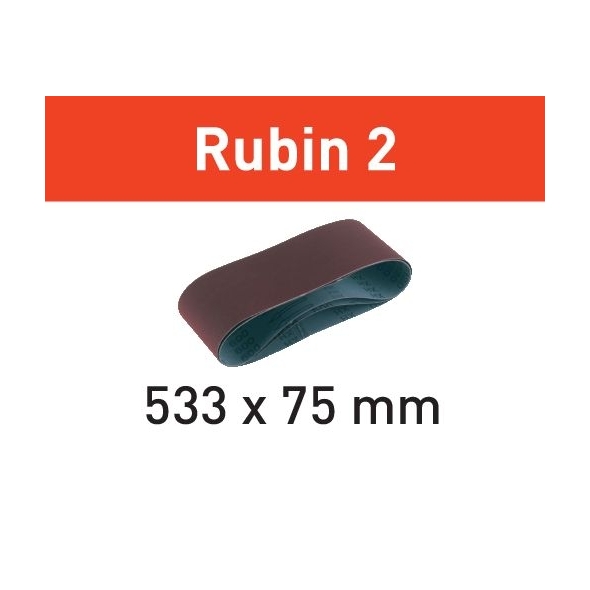Festool Brúsny pás L533X 75-P150 RU2/10 Rubin 2