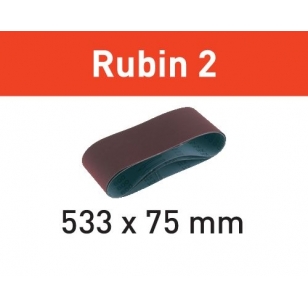Festool Brúsny pás L533X 75-P120 RU2/10 Rubin 2