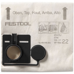 Festool Filtračné vrecko FIS-CT 22 SP VLIES/5
