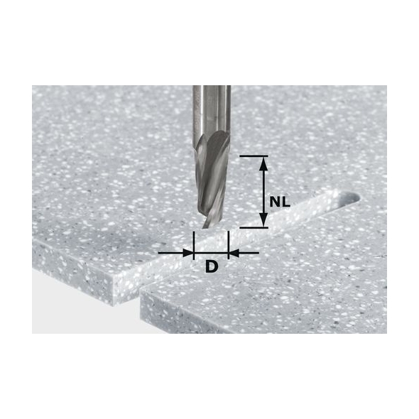 Festool Špirálová drážkovacia fréza HW Spi D12/42 RD ss S12