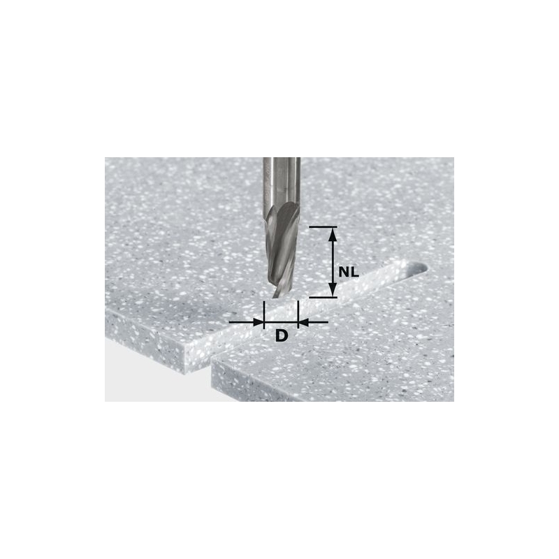 Festool Špirálová drážkovacia fréza HW Spi D12/42 RD ss S12