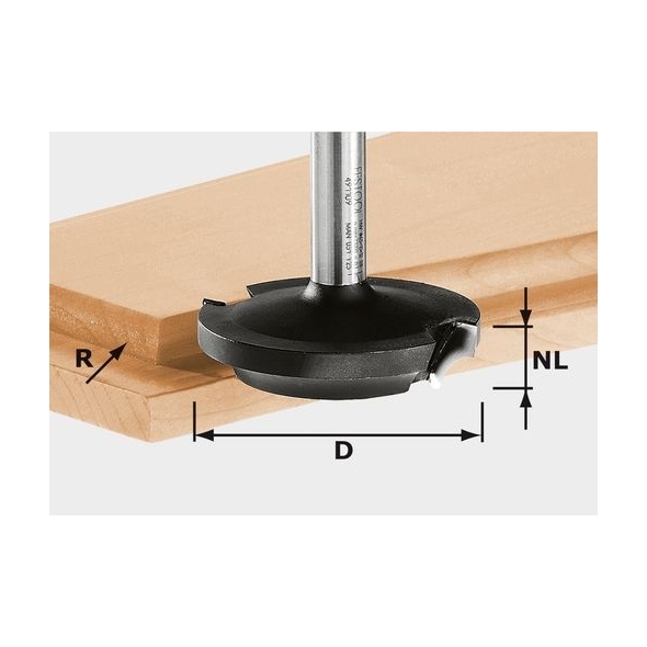 Festool Splošťovacia fréza HW D42,7/13/R6