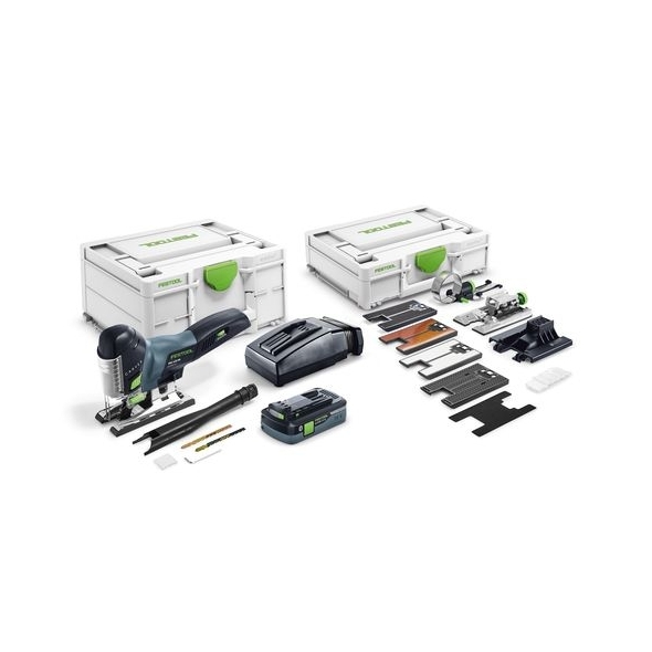 Festool Akumulátorová priamočiara píla PSC 420 HPC 4,0 EBI-Set CARVEX