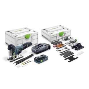 Festool Akumulátorová priamočiara píla PSC 420 HPC 4,0 EBI-Set CARVEX
