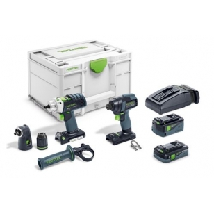 Festool Súprava skrutkovačov a vrtákov TID18 5,2/4,0 I-Set PDC18