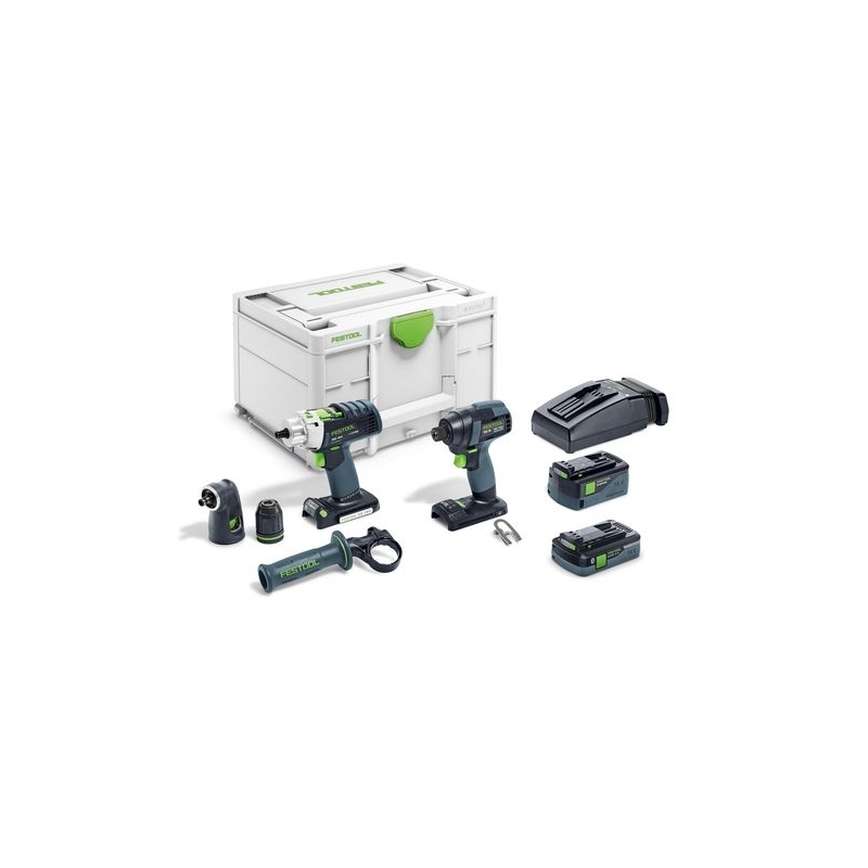 Festool Súprava skrutkovačov a vrtákov TID18 5,2/4,0 I-Set PDC18