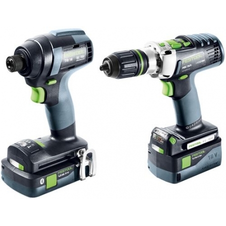 Festool Súprava skrutkovačov a vrtákov TID18 5,2/4,0 I-Set PDC18