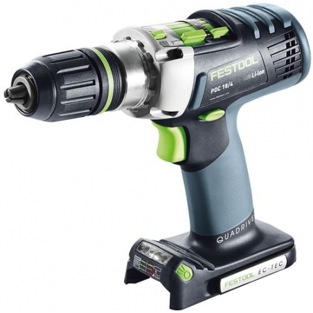 Festool Akumulátorový skrutkovač s príklepom PDC 18/4-Basic QUADRIVE
