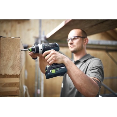 Festool Akumulátorový skrutkovač s príklepom PDC 18/4-Basic QUADRIVE