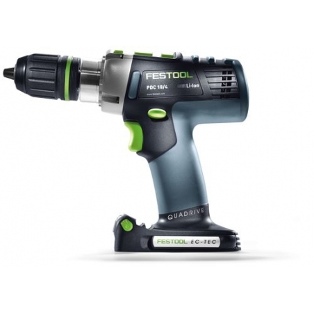 Festool Akumulátorový skrutkovač s príklepom PDC 18/4-Basic QUADRIVE