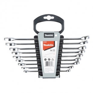 MAKITA Sada kombinovaných kľúčov vidlica / očko 9 ks B-65539
