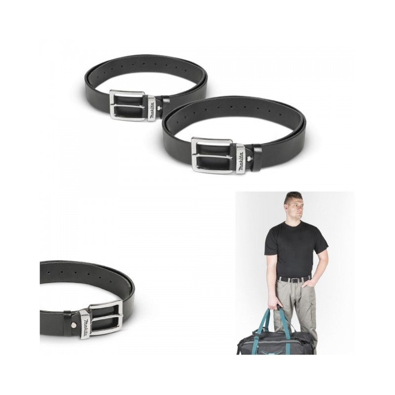 MAKITA opasok kožený čierny L E-05365