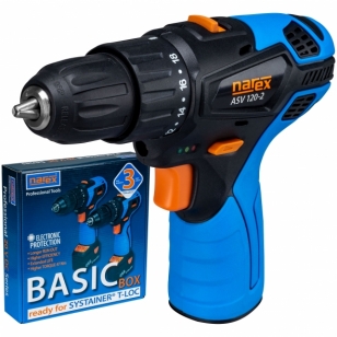 Narex ASv 120-2 - 12v e-POWER Vŕtací skrutkovač BASIC BOX
