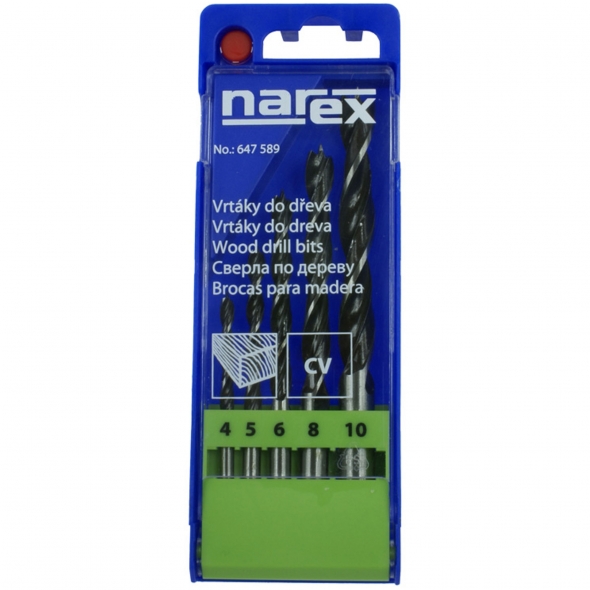 Narex 5-SET WOOD - Súprava Vrtákov do dreva