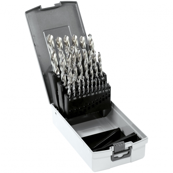 Narex 25-SET CZ002 - Súprava Vybrusovaných Vrtákov do kovu HSS CZ002