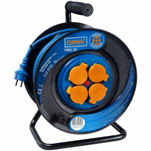 Narex PBN 50 - Gumový predlžovací kábel na bubne – 50 m