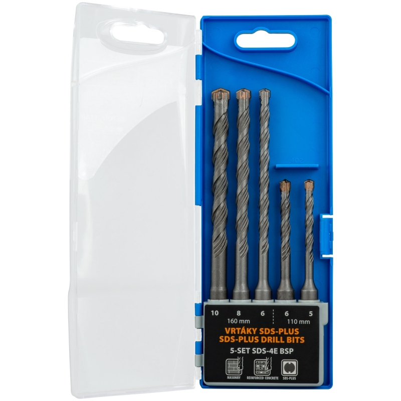 Narex 5-SET SDS-PLUS BSP - Vrtáky pre kladivá s upínaním SDS-Plus
