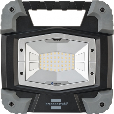 Brennenstuhl Mobilný Bluetooth LED žiaric s aplikáciou na ovládanie svetla, IP55, 3000lm, 30W, 5m H07RN-F 2G1,0