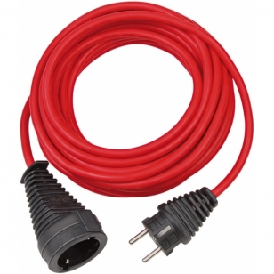 Brennenstuhl Kvalitní plastový prodlužovací kabel 10m cervená H05VV-F 3G1,5