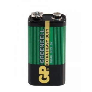 Batéria 9V ZnCl Greencell, GP Batteries, 1 kus