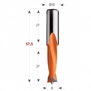 CMT 310 Vrták kolíkovací nepriechodzí S10 L57,5 HW - D10x27 S-10x27 L57,5 P