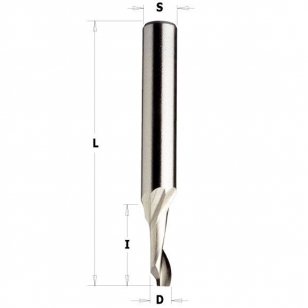 CMT C188 Špirálová fréza na ALU a PVC - D10x14 L80 S-8mm HSS