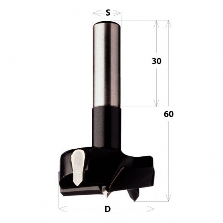 CMT C392 Sukovník HM pre horné frézky - D25 L60 S-8