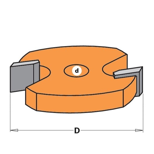 CMT C822 Tanierová fréza - 6mm pre C991517