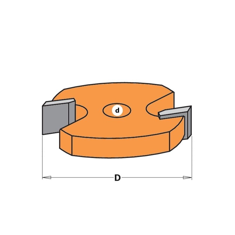 CMT C822 Tanierová fréza - 6mm pre C991517