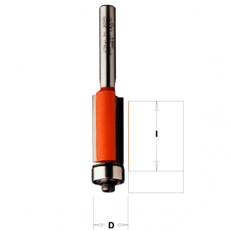 CMT C906 Orezávacia fréza, rovné zuby - D9,5x12,7 B9,5 S-8 HM