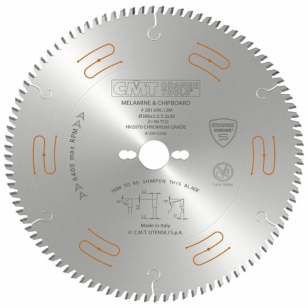 CMT CHROME Pílový kotúč na lamino, DTD a MDF - D350x3,5 d30 Z84 HM