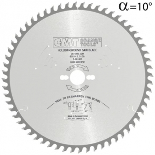 CMT Industrial C287 Pílový kotúč na lamino bez predrezu - D303x3,2 d30 Z60 HM -6st.Neg