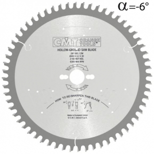 CMT Industrial C287 Pílový kotúč na lamino bez predrezu - D303x3,2 d30 Z60 HM -6st.Neg