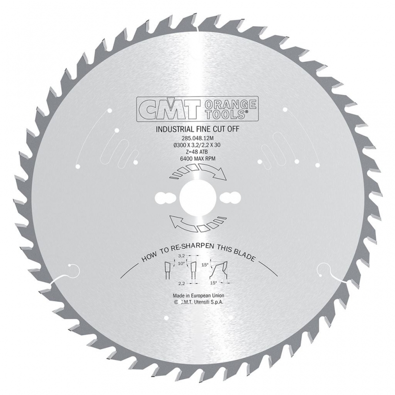 CMT Industrial Pílový kotúč pre pozdĺžne a priečne rezy - D160x2,2 d20 Z28 HW Odhlučnený