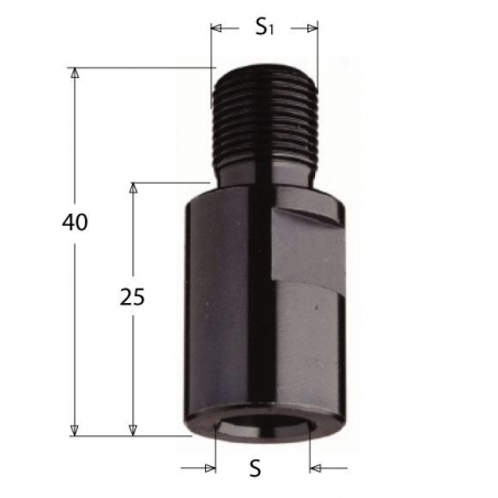 CMT Prodloužení - redukce stopky - S-M10-S1-M10