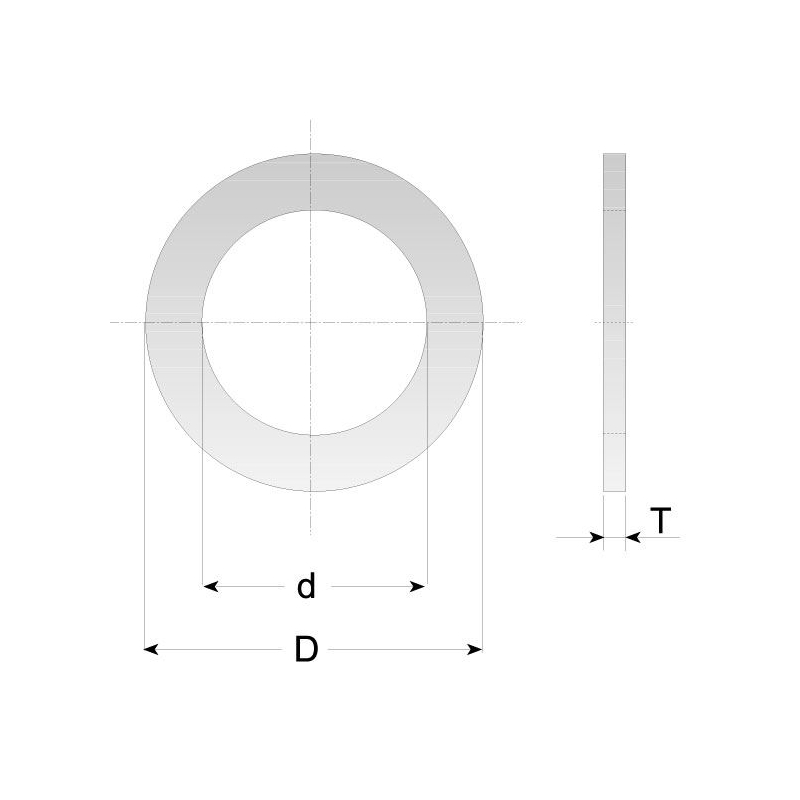 CMT Redukčný krúžok pre pílové kotúče - D30 d16 t2,0