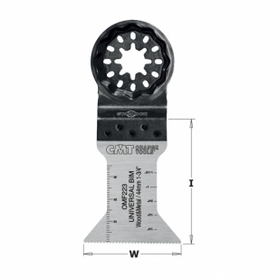 CMT Starlock Ponorný pílový list BIM s predĺženou životnosťou, na drevo a kov - 44 mm