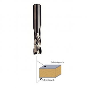 IGM 190 Drážkovacia špirálová fréza pozitívne-negatívna HWM - D8x32 L80 S-8 Z2+2