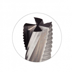 IGM 197 Špirálová fréza s lámačmi triesok pozitívna Z2+2 - D20x60 L120 S-20