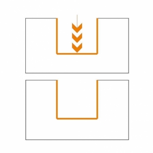 IGM F041 Drážkovacia žiletková fréza - D10x30 L80 S-12 HM