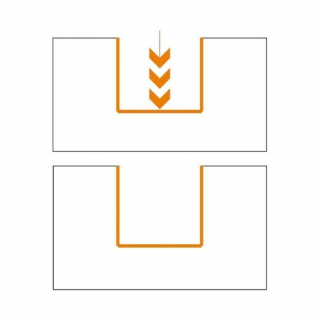 IGM F041 Drážkovacia žiletková fréza - D10x30 L80 S-12 HM