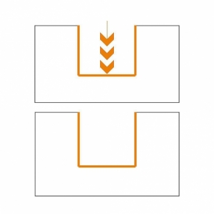 IGM F047 Drážkovacia žiletková fréza - D12x29,5 L79 S-8 HM