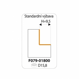 IGM F049 Zaoblovacia žiletková fréza - H12,7 D34,9x12 L55 S-6,35