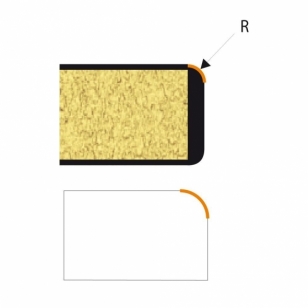 IGM F061 Radiusová žiletková fréza HW - R6,35 D28,5x24 L67 S-6,35