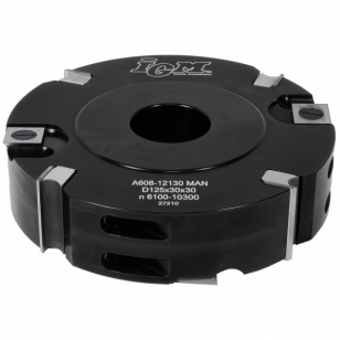 IGM F608 Falcovacia fréza s rovnými zubami MAN - D125x30 d30 Z4 V4 ALU