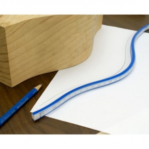 Fachmann Ohybné pravítko 90cm pre kreslenie kriviek