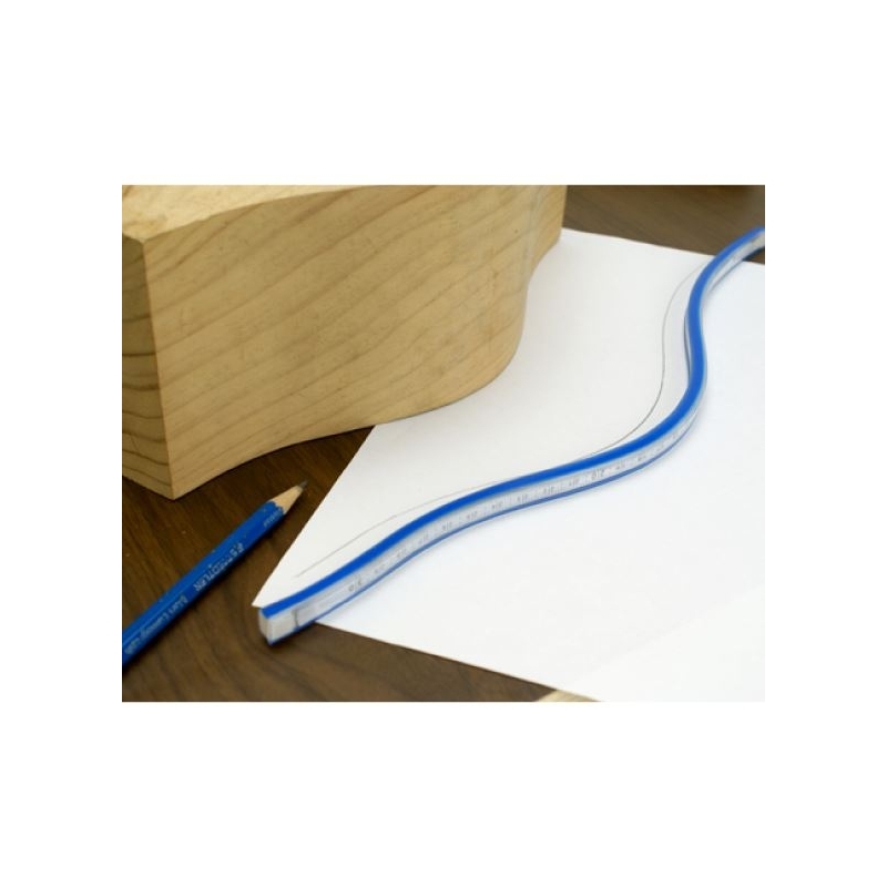 Fachmann Ohybné pravítko 90cm pre kreslenie kriviek