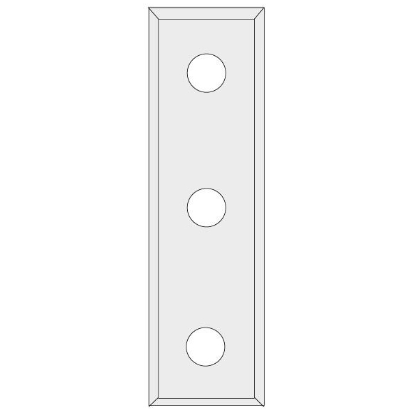 IGM N012 Žiletka tvrdokovová - 50x12x1,7 LaminoMDF (3 otvory)