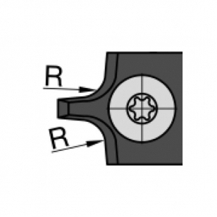 IGM N031 Žiletka tvrdokovová rádiusová - 2xR2 15x18x2 UNI
